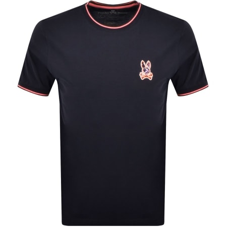 Product Image for Psycho Bunny Logo Crew Neck T Shirt Navy