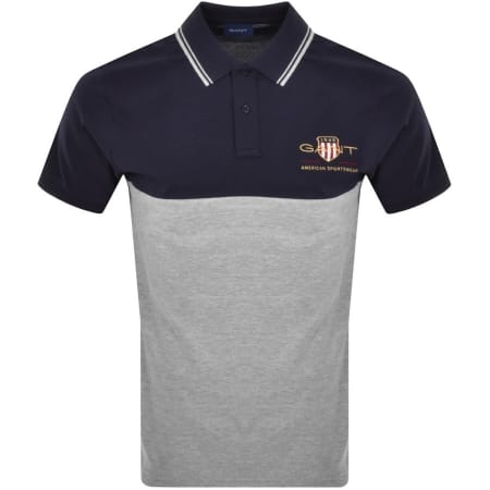 Product Image for Gant Archive Shield Polo T Shirt Navy