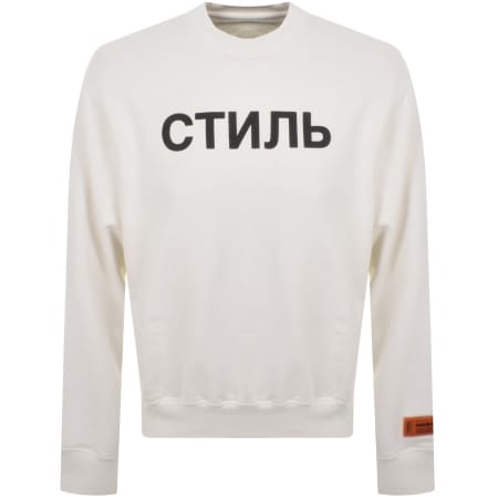 Product Image for Heron Preston CTNMB Sweatshirt White