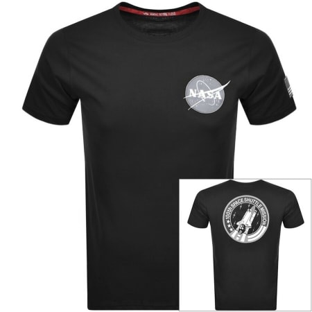 Product Image for Alpha Industries Space Shuttle Logo T Shirt Black