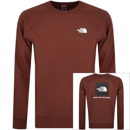 Product Image for The North Face Raglan Redbox Sweatshirt Brown
