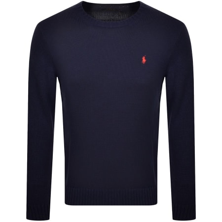 Product Image for Ralph Lauren Crew Neck Knit Jumper Navy