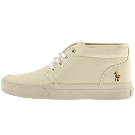 Product Image for Ralph Lauren Keaton Canvas Trainers Beige