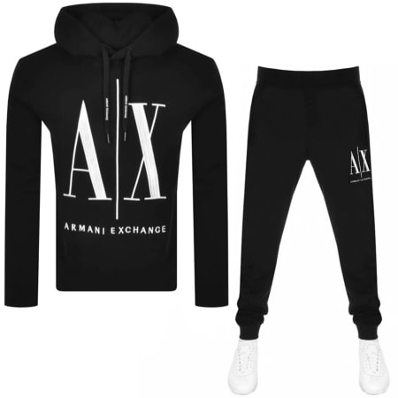 Product Image for Armani Exchange Logo Tracksuit Black