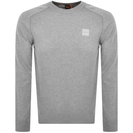 Product Image for BOSS Kesom Knit Jumper Grey