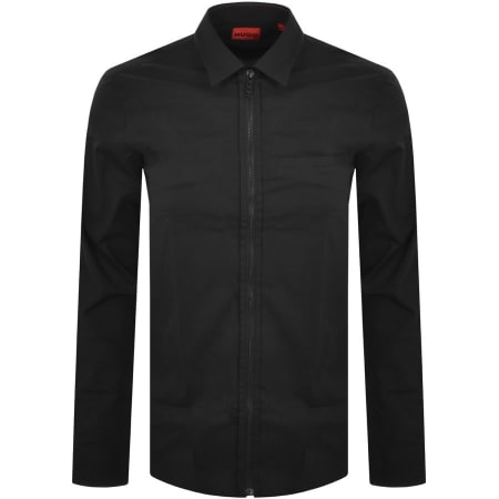Product Image for HUGO Long Sleeved Eirill Shirt Black
