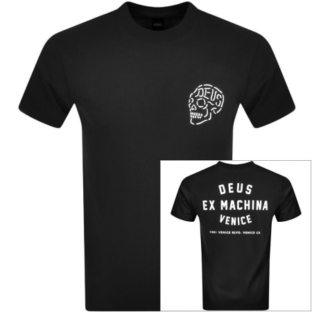 Product Image for Deus Ex Machina Venice Logo T Shirt Black