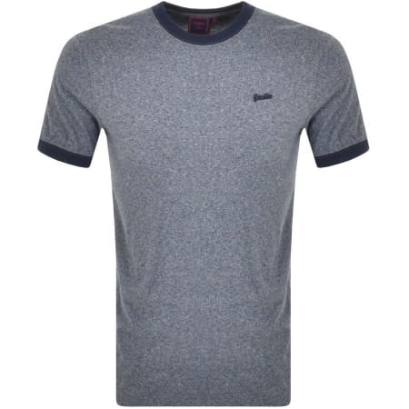 Product Image for Superdry Vintage Ringer T Shirt Blue