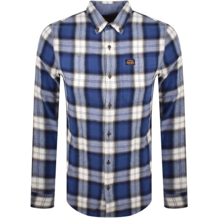 Product Image for Superdry Long Sleeved Lumberjack Shirt Blue