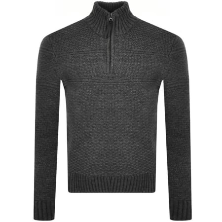 Product Image for Superdry Jacob Henley Half Zip Knit Jumper Grey