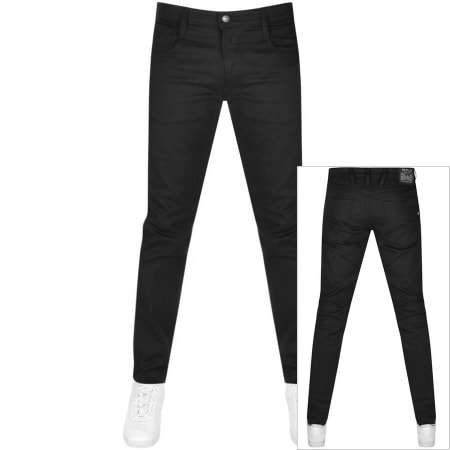 Product Image for Replay Anbass Power Stretch Dark Wash Jeans Black
