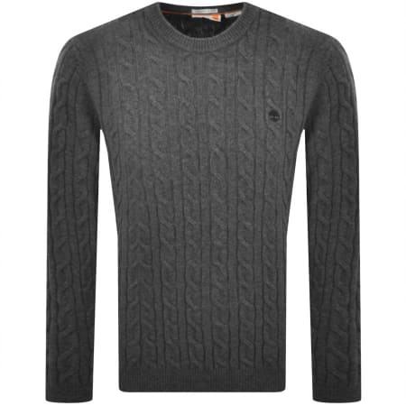 Product Image for Timberland Crew Neck Logo Sweatshirt Grey