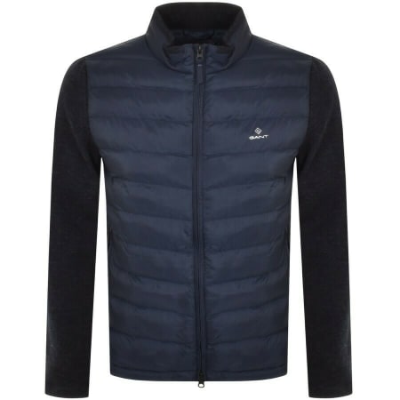 Product Image for Gant Mix Media Light Padded Jacket Navy