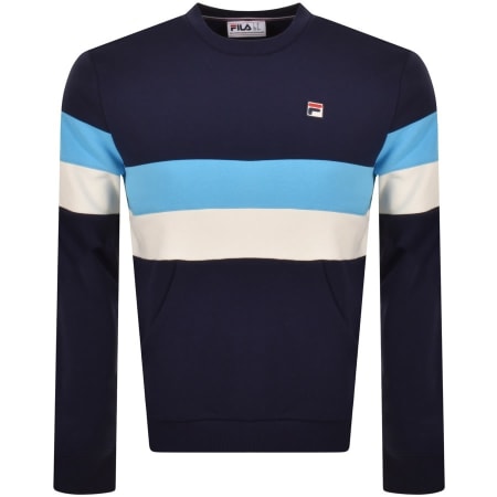Product Image for Fila Vintage Roman Crew Neck Sweatshirt Navy