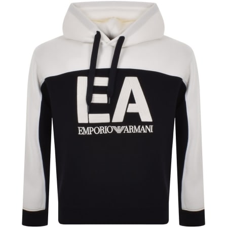 Product Image for Emporio Armani Colour Block Hoodie Navy
