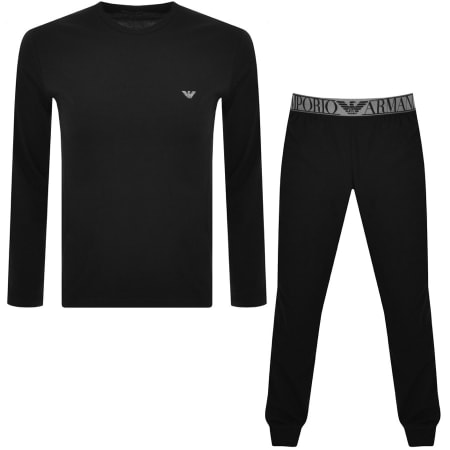 Product Image for Emporio Armani Lightweight Lounge Set Black