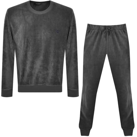 Product Image for Emporio Armani Velour Lounge Set Grey