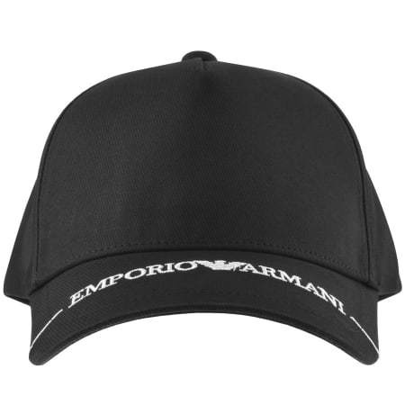 Product Image for Emporio Armani Baseball Logo Cap Black