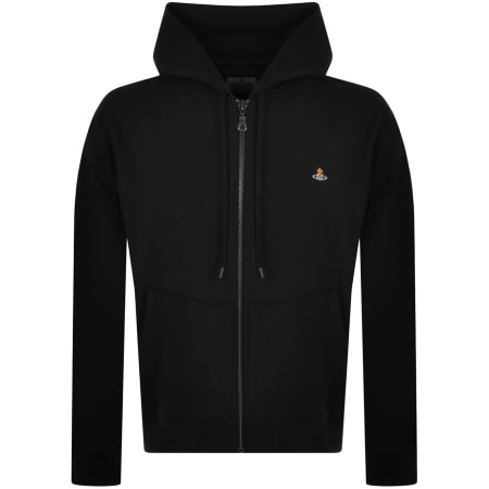 Product Image for Vivienne Westwood Full Zip Hoodie Black