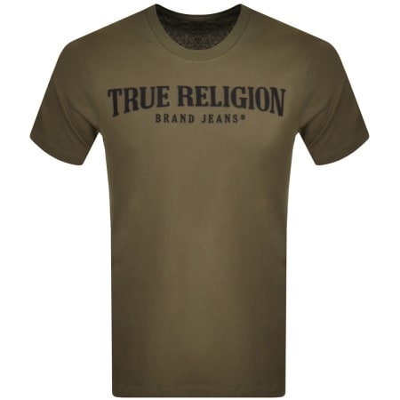 Product Image for True Religion Logo T Shirt Green