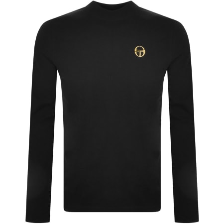 Product Image for Sergio Tacchini Long Sleeve Saladino T Shirt Black