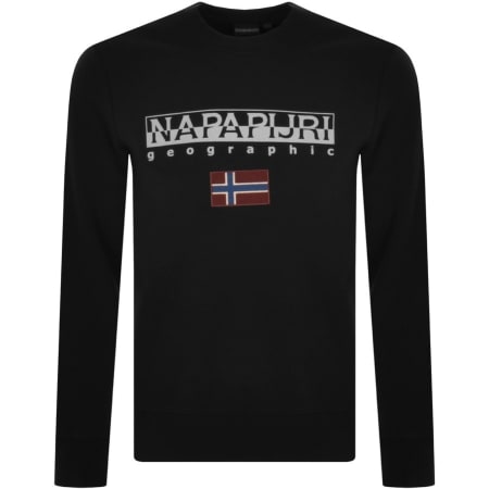 Product Image for Napapijri Ayas Flag Logo Sweatshirt Black