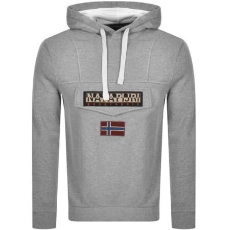 Product Image for Napapijri Bergee Hoodie Grey