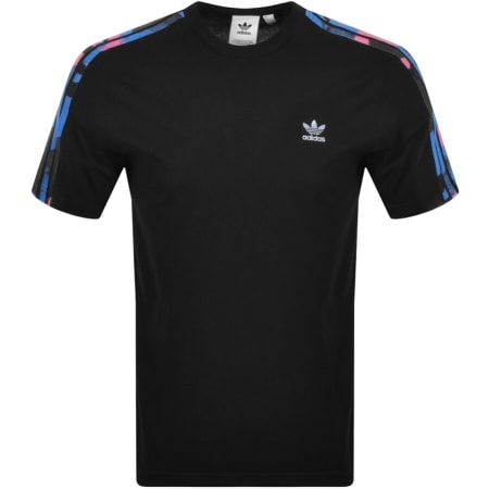 Product Image for adidas Originals 3 Stripe T Shirt Black