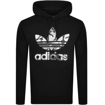 Product Image for adidas Originals Camo Logo Hoodie Black