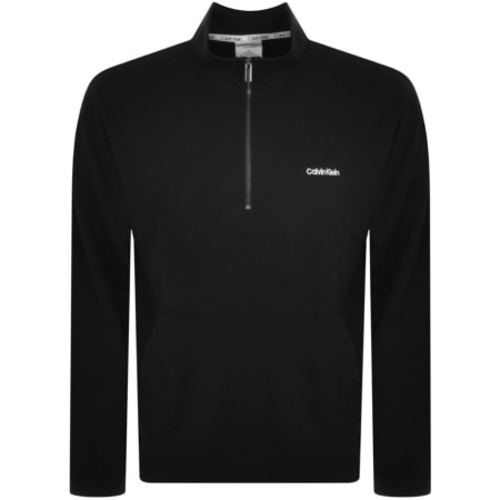 Product Image for Calvin Klein Lounge Half Zip Sweatshirt Black
