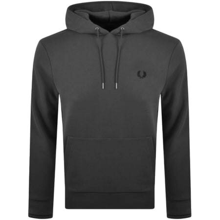 Product Image for Fred Perry Tipped Logo Hoodie Grey