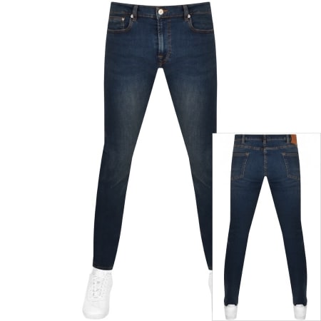 Product Image for PS By Paul Smith Slim Fit Mid Wash Jeans Blue