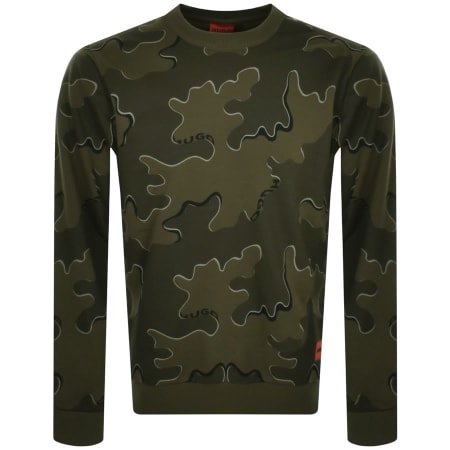 Product Image for HUGO Durdock Sweatshirt Green
