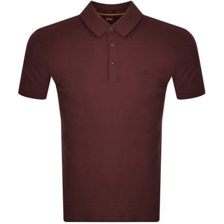 Product Image for BOSS Passenger Polo T Shirt Burgundy