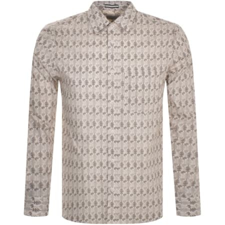 Product Image for Ted Baker Temple Long Sleeved Shirt Cream