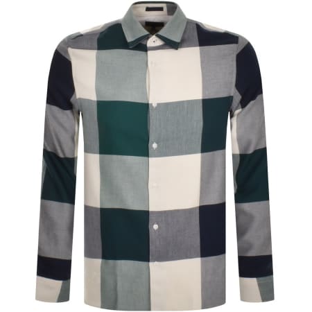Product Image for Ted Baker Notley Long Sleeve Check Shirt Green