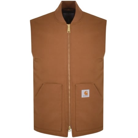 Product Image for Carhartt WIP Canvas Gilet Brown