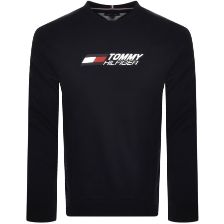 Product Image for Tommy Hilfiger Essential Crew Sweatshirt Navy