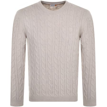 Product Image for Timberland Cable Knit Jumper Beige