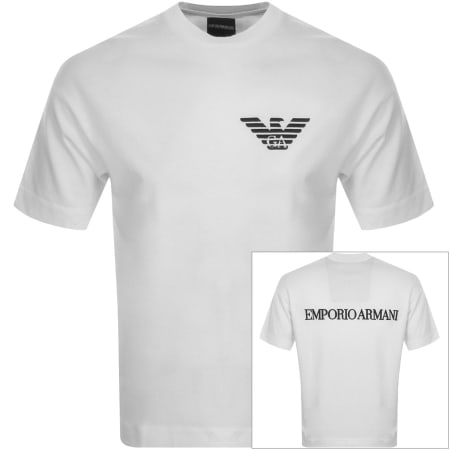 Product Image for Emporio Armani Crew Neck T Shirt White