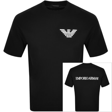Product Image for Emporio Armani Crew Neck T Shirt Black