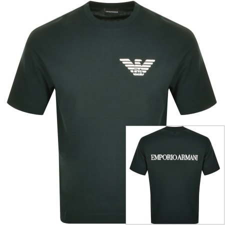 Product Image for Emporio Armani Crew Neck T Shirt Green