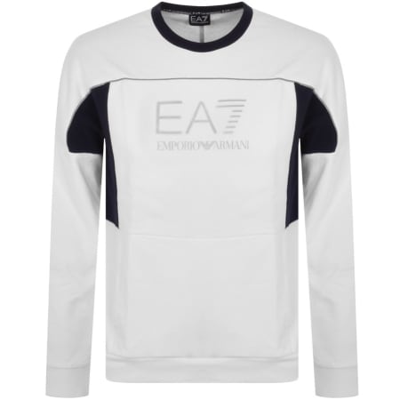 Product Image for EA7 Emporio Armani Logo Sweatshirt White