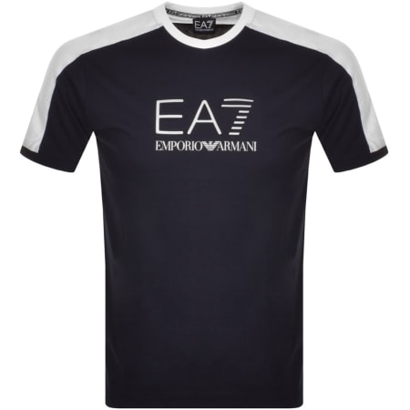 Product Image for EA7 Emporio Armani Logo T Shirt Navy