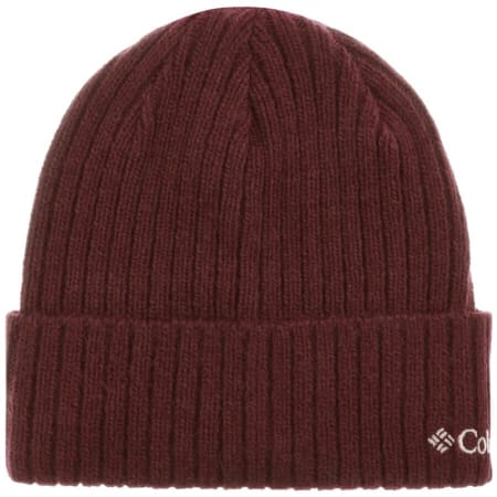 Product Image for Columbia Watch Cap Logo Beanie Hat Burgundy