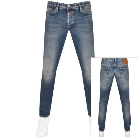 Product Image for Replay Waitom Regular Slim Jeans Blue