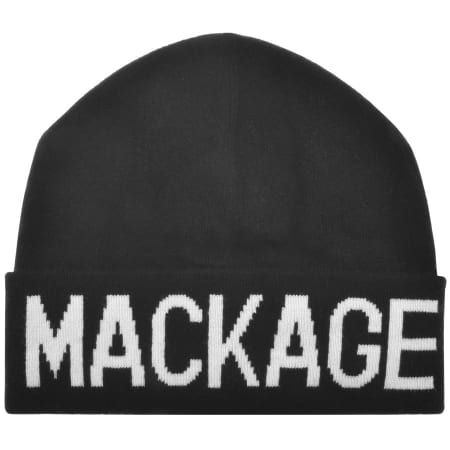 Product Image for Mackage Logo Beanie Hat Black