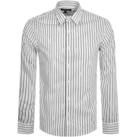 Product Image for Michael Kors Pinstripe Long Sleeved Shirt White