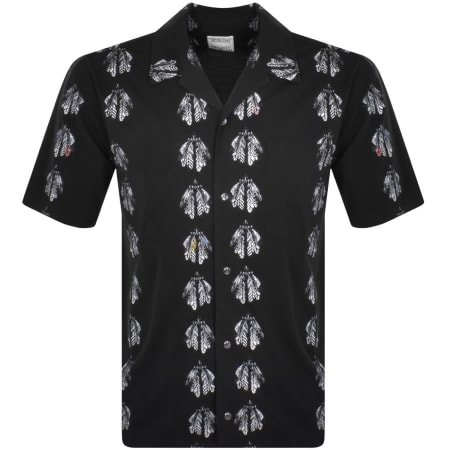 Product Image for Marcelo Burlon Feathers Hawaii Shirt Black