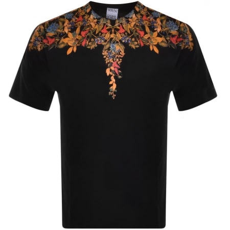 Product Image for Marcelo Burlon Flowers Wings T Shirt Black